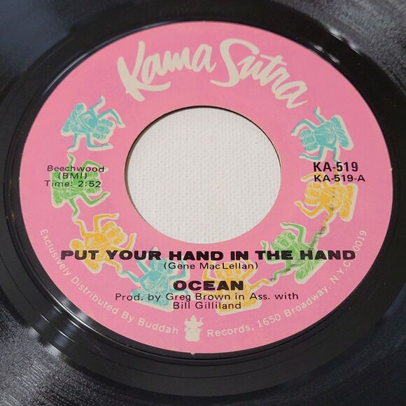 Ocean - Put Your Hand In The Hand / Tear Down The Fences - 45 RPM 7" Vinyl '71 - Picture 1 of 2